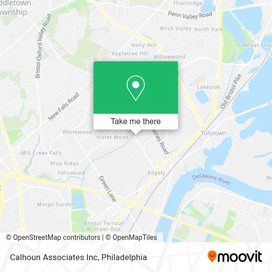 Calhoun Associates Inc map