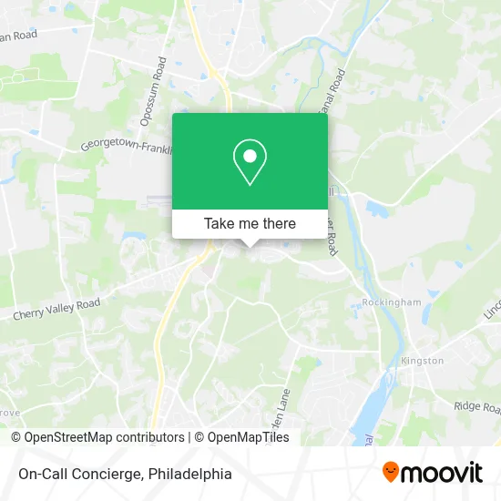 On-Call Concierge map