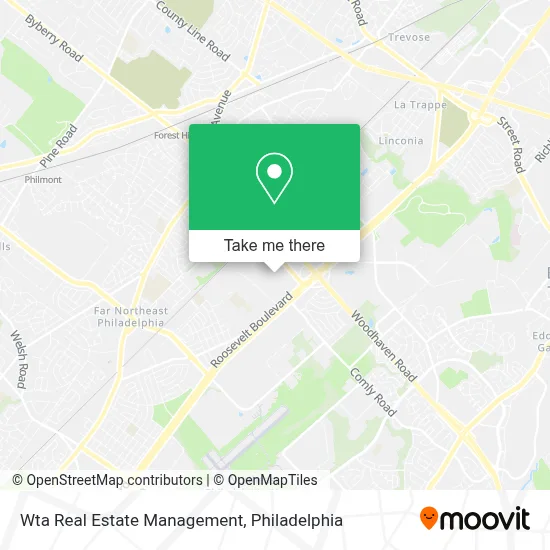 Wta Real Estate Management map