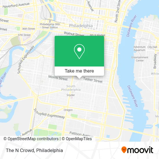 The N Crowd map