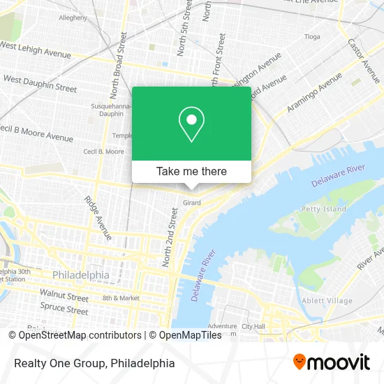 Realty One Group map
