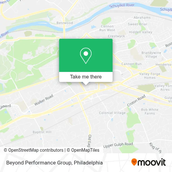 Beyond Performance Group map
