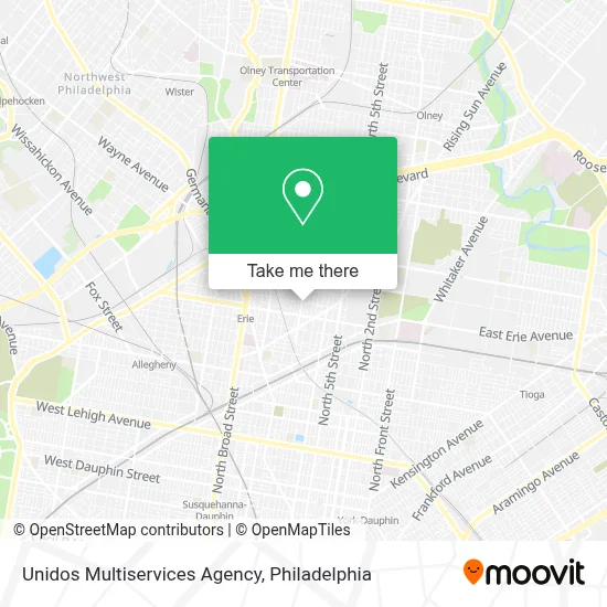 Unidos Multiservices Agency map