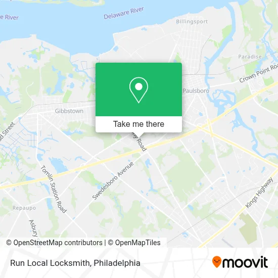 Run Local Locksmith map