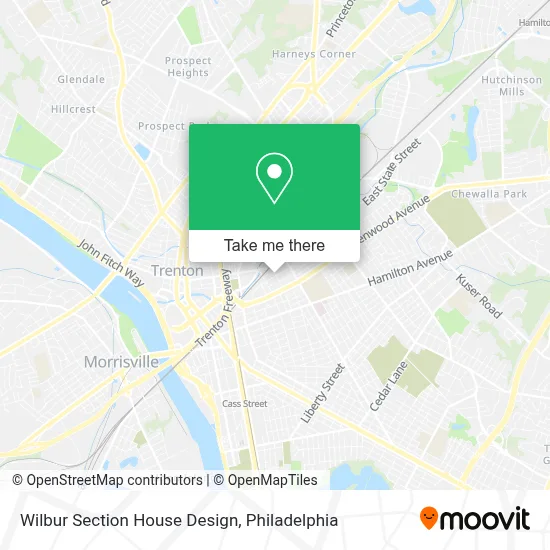 Wilbur Section House Design map