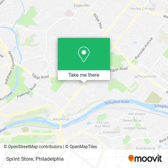 Sprint Store map