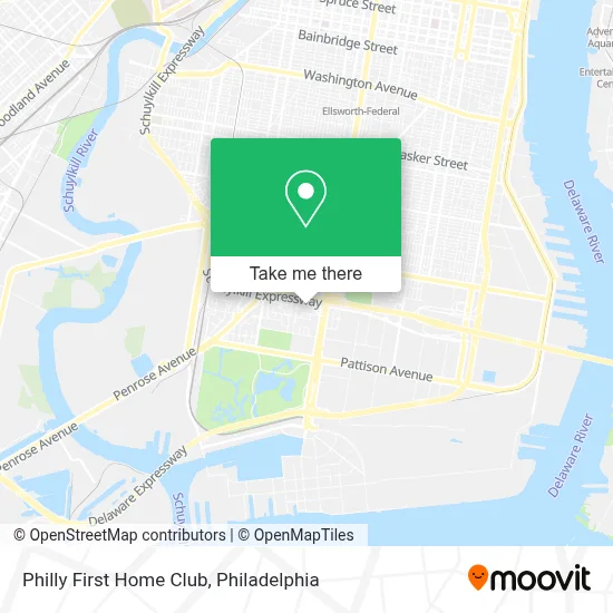 Philly First Home Club map