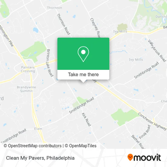 Clean My Pavers map