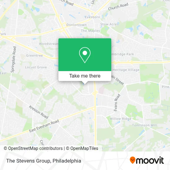 The Stevens Group map