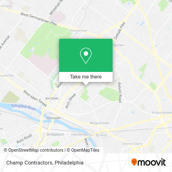 Champ Contractors map
