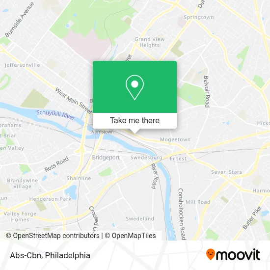 Abs-Cbn map