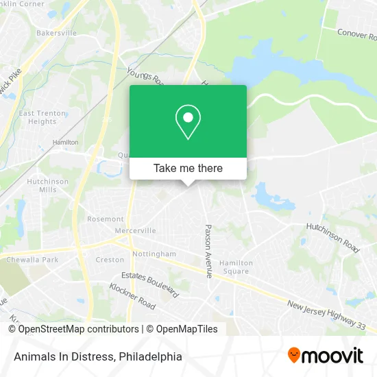 Animals In Distress map