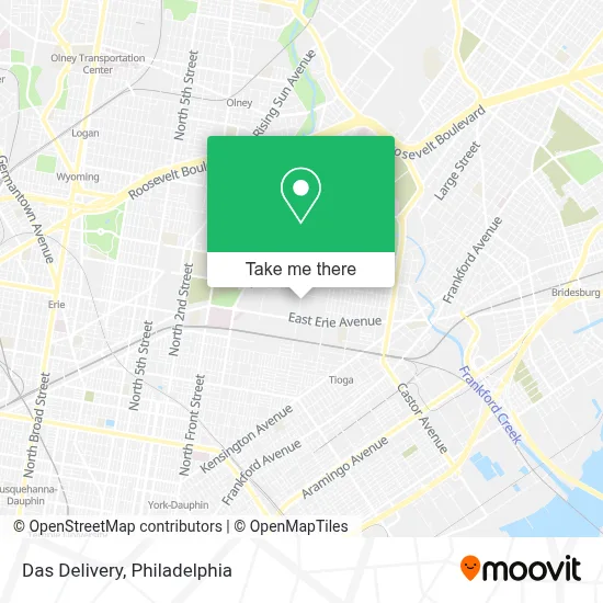 Das Delivery map