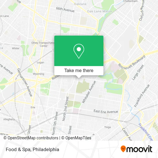 Food & Spa map