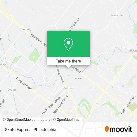 Skate Express map