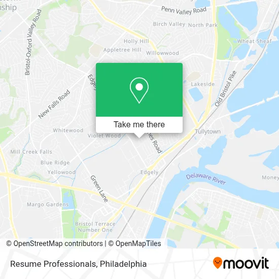 Resume Professionals map