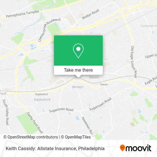 Keith Cassidy: Allstate Insurance map