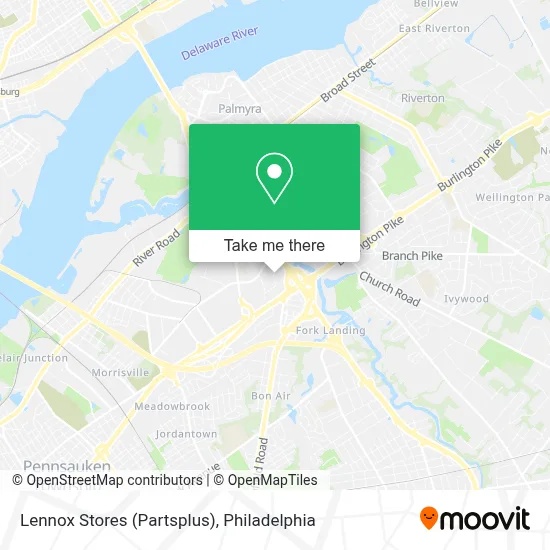 Lennox Stores (Partsplus) map
