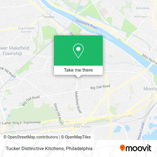 Tucker Distinctive Kitchens map