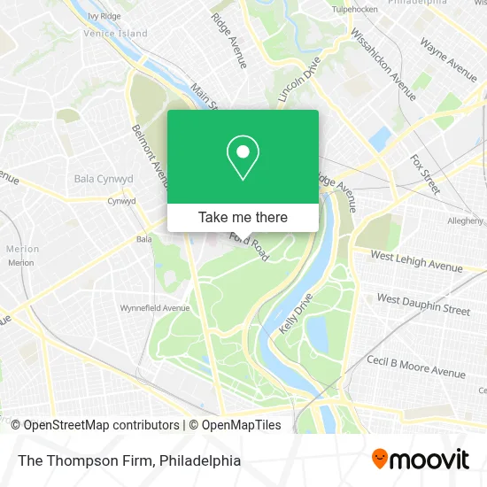 The Thompson Firm map