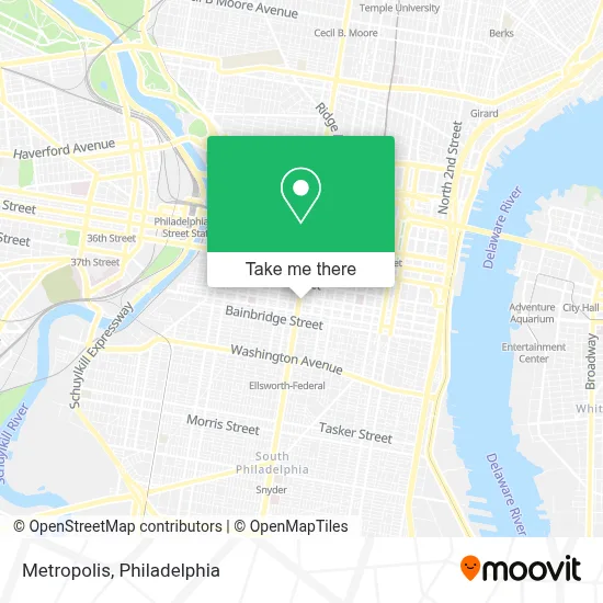 Metropolis map