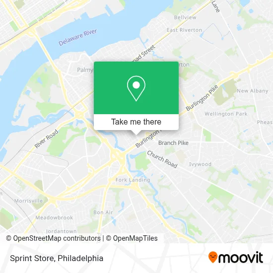 Sprint Store map