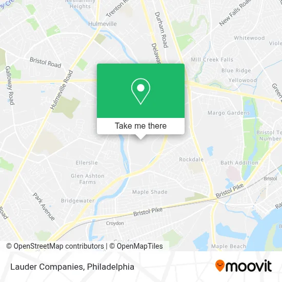 Lauder Companies map