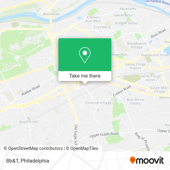 Bb&T map