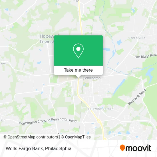 Wells Fargo Bank map
