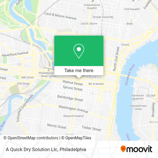 A Quick Dry Solution Llc map