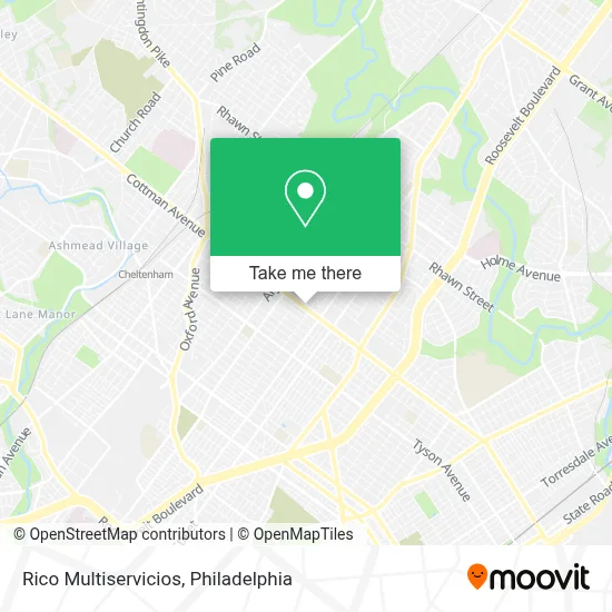 Rico Multiservicios map