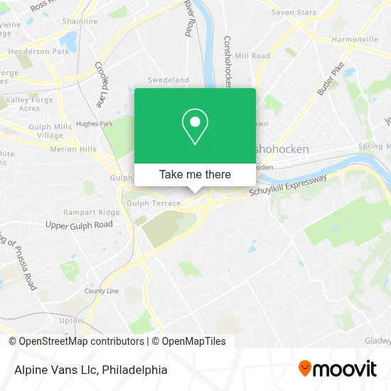 Alpine Vans Llc map