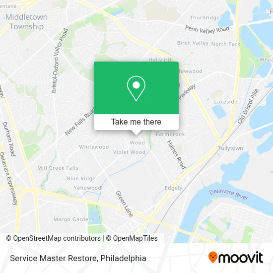 Service Master Restore map