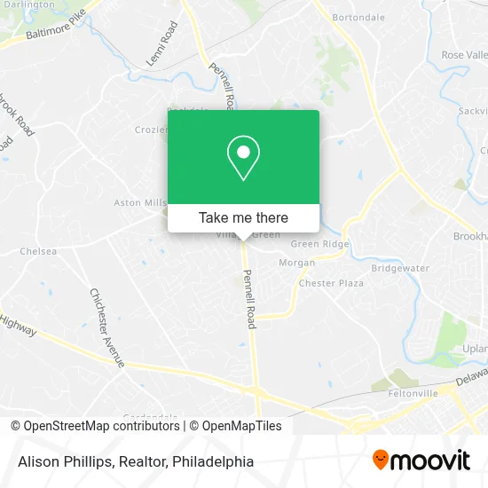 Alison Phillips, Realtor map