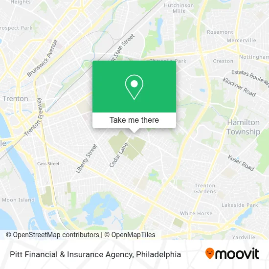 Pitt Financial & Insurance Agency map