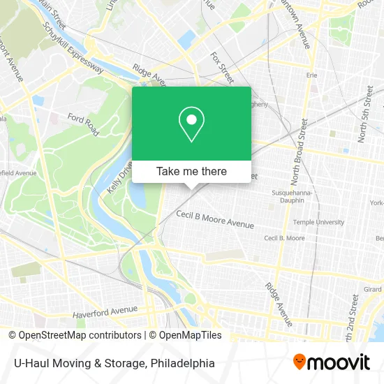 U-Haul Moving & Storage map