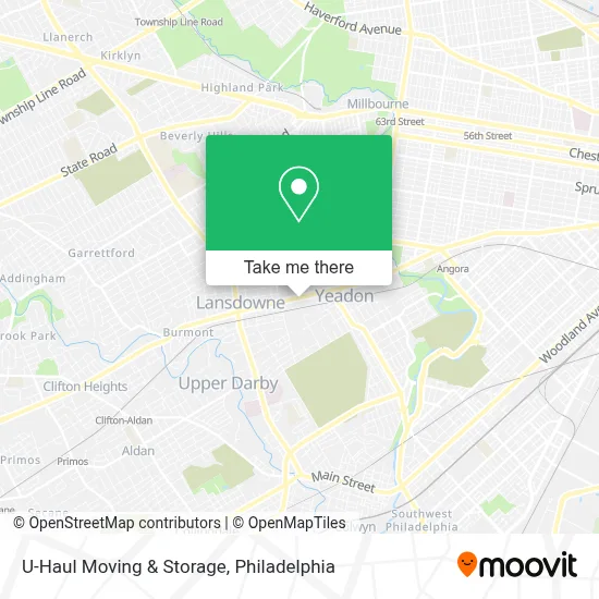 U-Haul Moving & Storage map