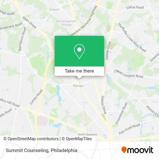 Summit Counseling map