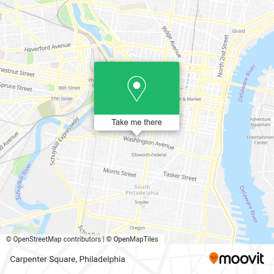 Carpenter Square map