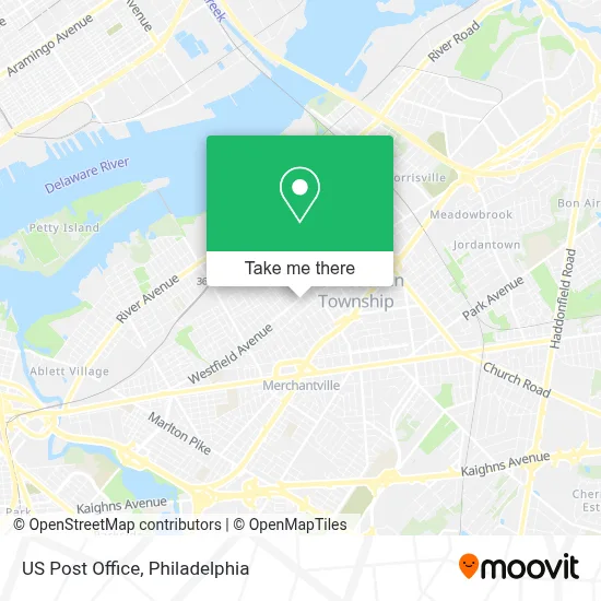 Us Post Office map