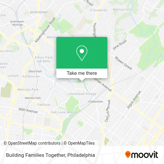 Building Families Together map