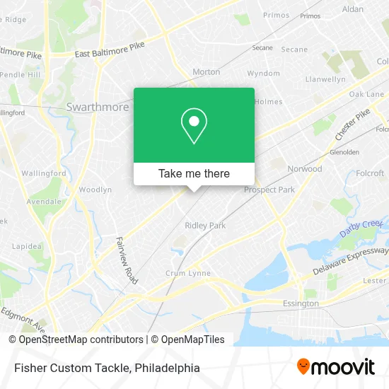 Fisher Custom Tackle map
