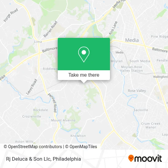 Rj Deluca & Son Llc map