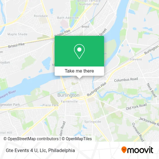 Gte Events 4 U, Llc map