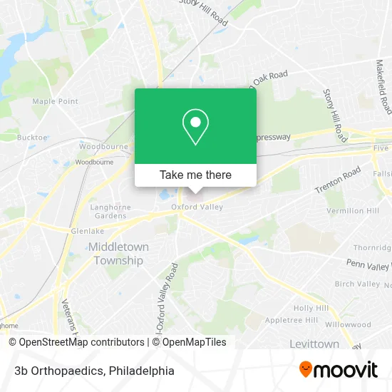3b Orthopaedics map