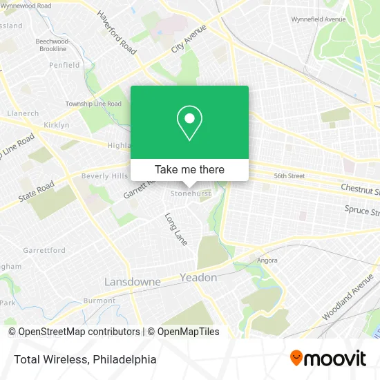 Total Wireless map
