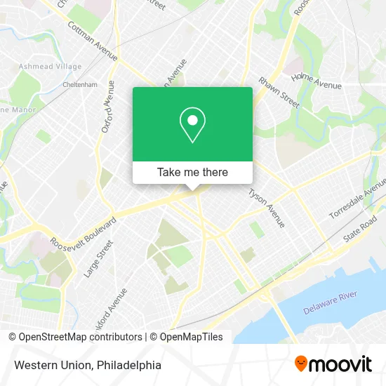 Western Union map