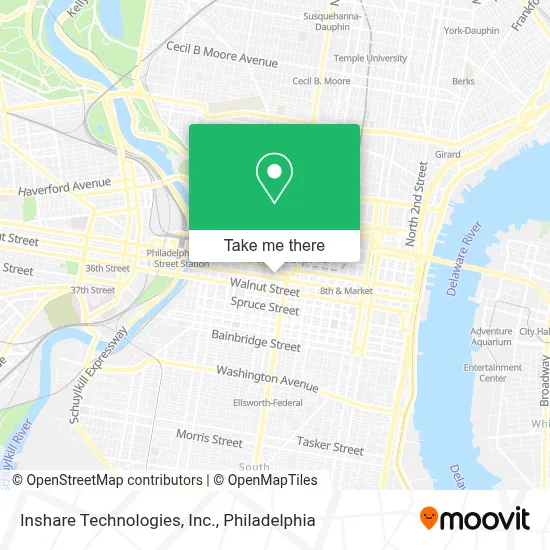 Inshare Technologies, Inc. map