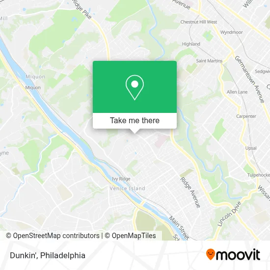 Dunkin' map