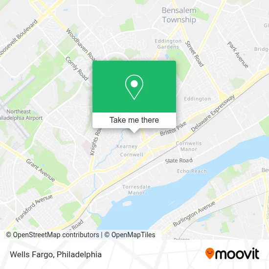 Wells Fargo map